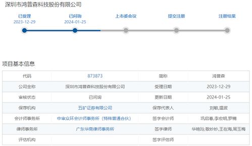 鴻普森沖刺北交所IPO 上半年營收不足億元，擬募資1.27億加碼智慧城市AI技術研發